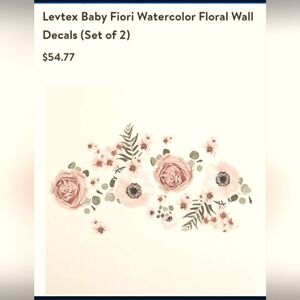 Baby Nursery wall Flower Decals